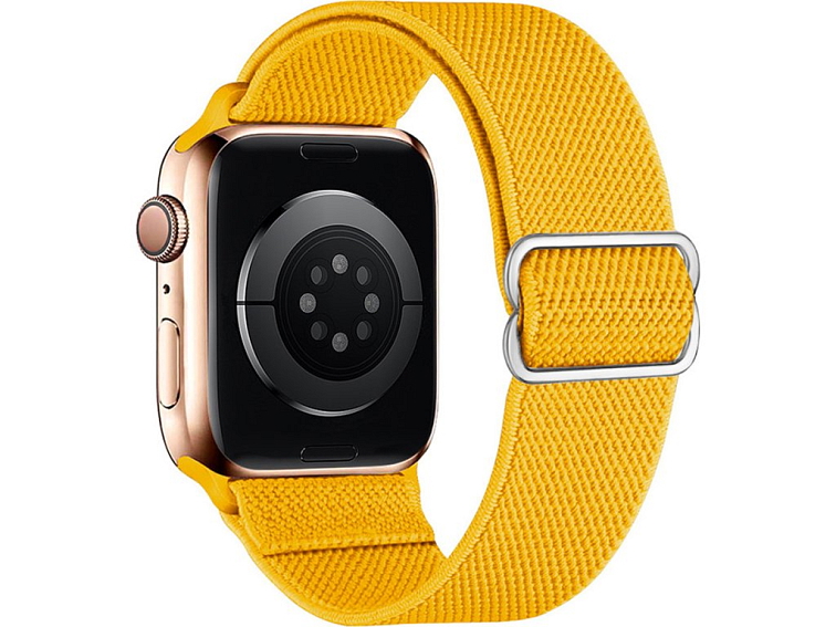 Nastavitelný nylonový řemínek na Apple Watch - Žlutý