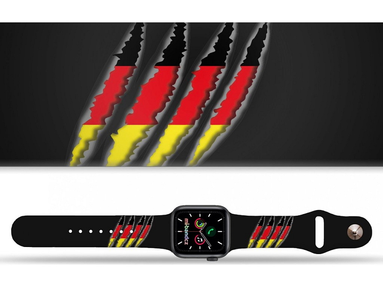 Apple watch řemínek Německá vlajka