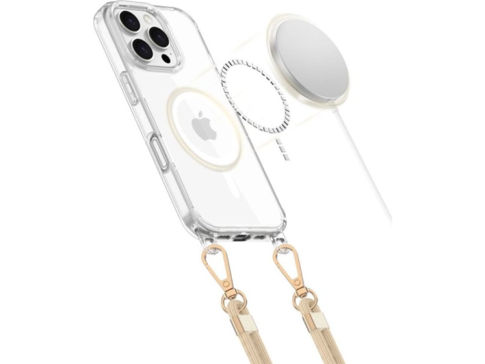 Kryt se šňůrkou na iPhone 16 Pro - Tech-Protect, FlexAir Chain MagSafe