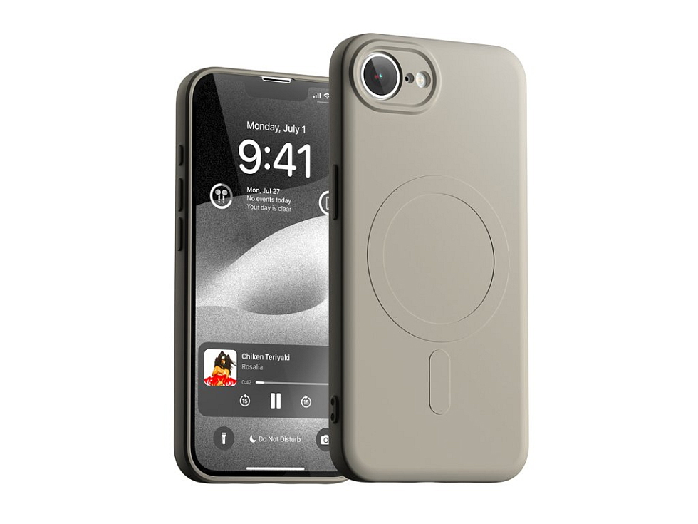 Ochranný kryt na iPhone 16e - Mercury, SemiSilicon MagSafe Stone