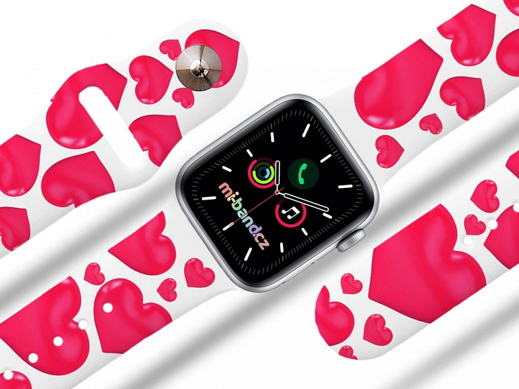 Apple watch řemínek Srdce