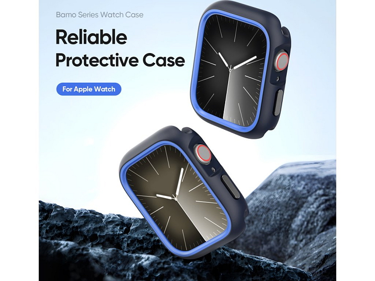 Ochranný kryt na Apple Watch 44mm - DuxDucis, Bamo Midnight/Blue