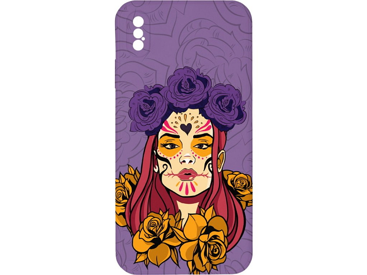 Kryt Lebka s květy 2 pro iPhone XS Max