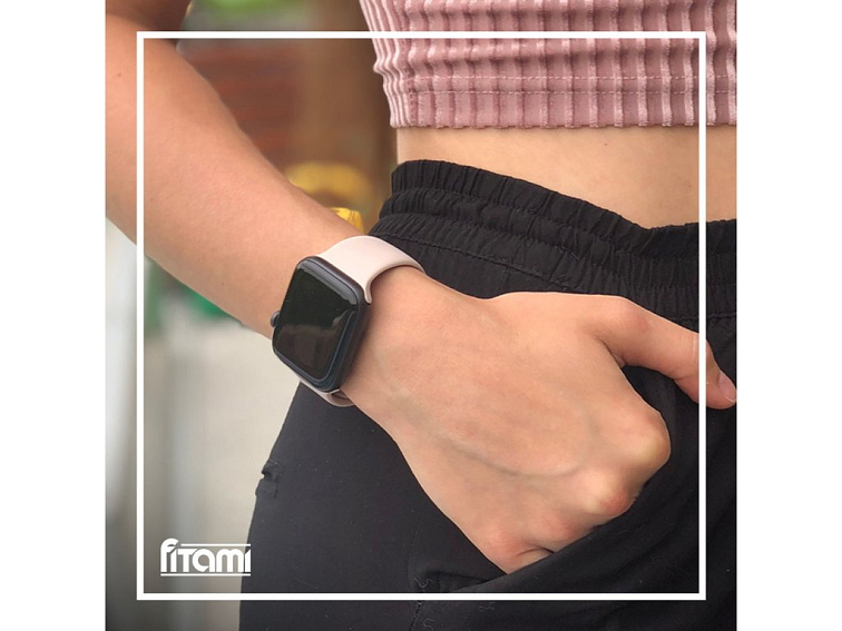 Jednobarevný řemínek pro Apple Watch - Pink