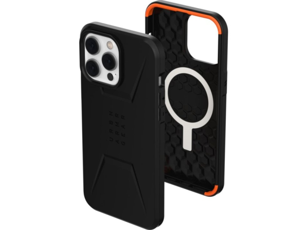 Ochranný kryt pro iPhone 14 Pro MAX - UAG, Civilian MagSafe Black