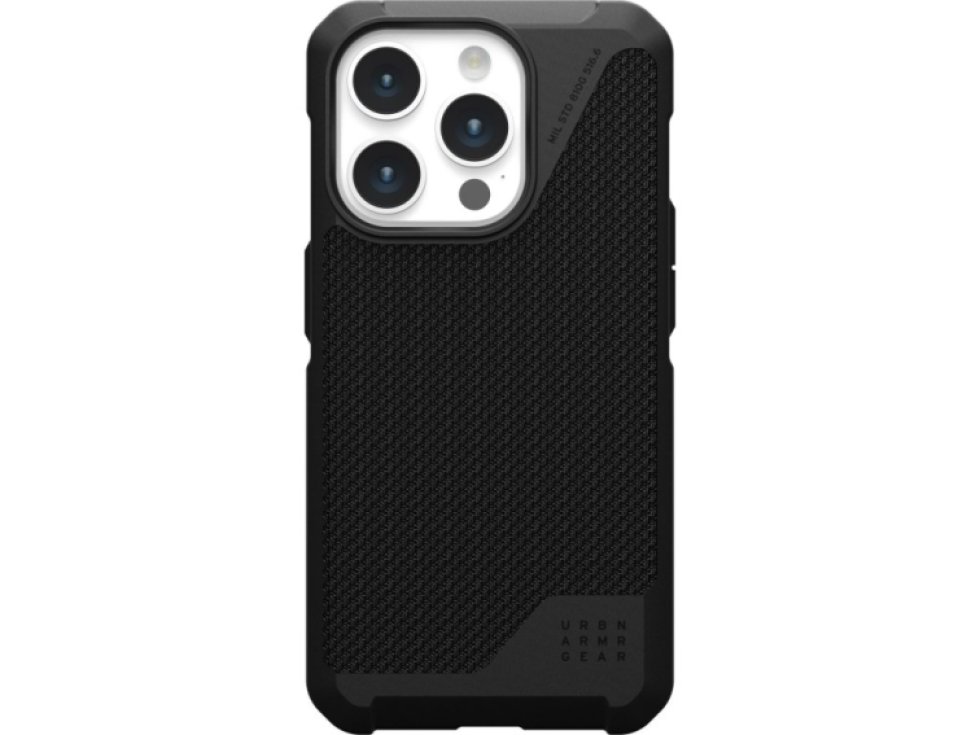 Ochranný kryt na iPhone 15 Pro - UAG, Metropolis LT MagSafe Kevlar Black