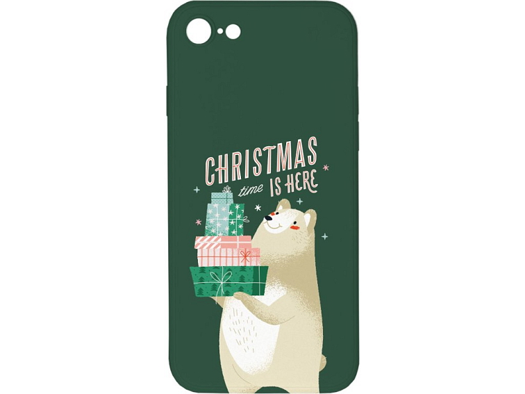 Kryt Vánoce jsou tady zelený pro iPhone 7/8/SE2020