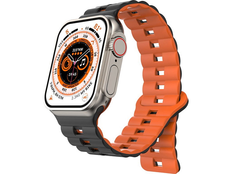 Magnetický silikonový řemínek pro Apple Watch 38/40/41/42(S10)mm