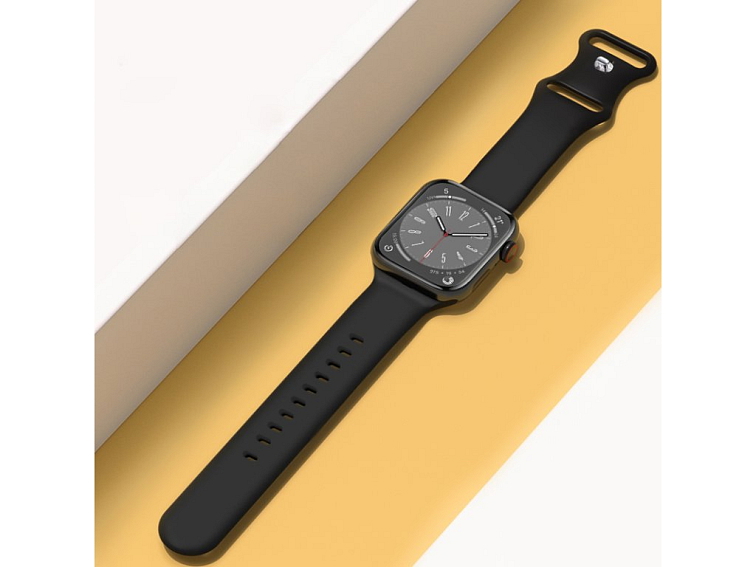 Řemínek pro Apple Watch 44mm / 45mm / 46mm / 49mm - Hoco, WA15 Flexible Black
