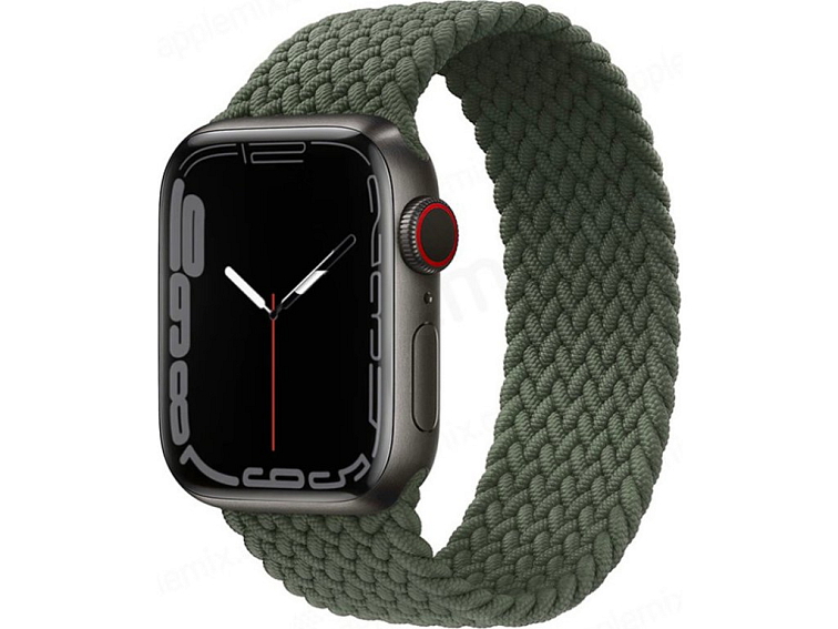 Pletený navlékací řemínek pro Apple Watch - Khaki