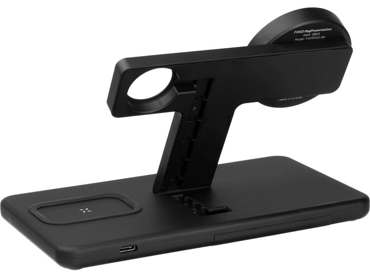 Bezdrátová nabíječka pro iPhone, Apple Watch a AirPods - FIXED, MagPowerstation Black
