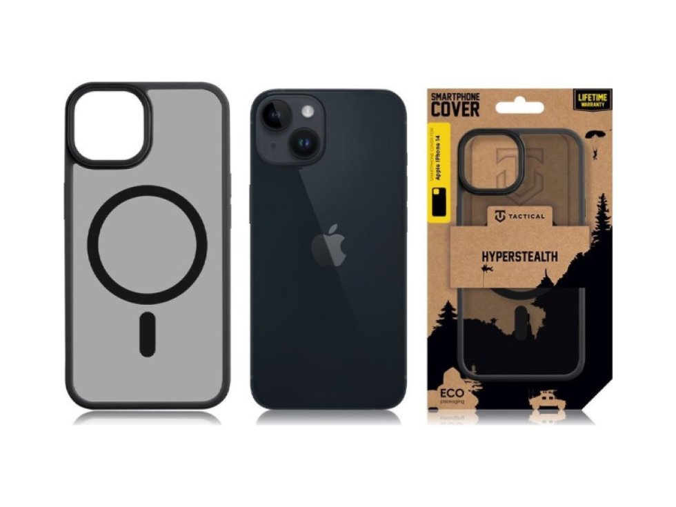 Ochranný kryt pro iPhone 14 - Tactical, MagForce Hyperstealth Asphalt