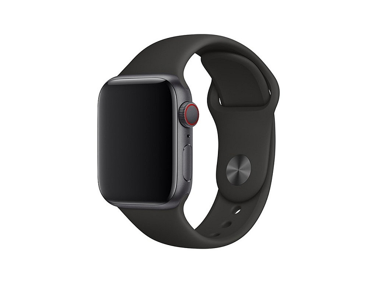 Jednobarevný řemínek pro Apple Watch - Černý