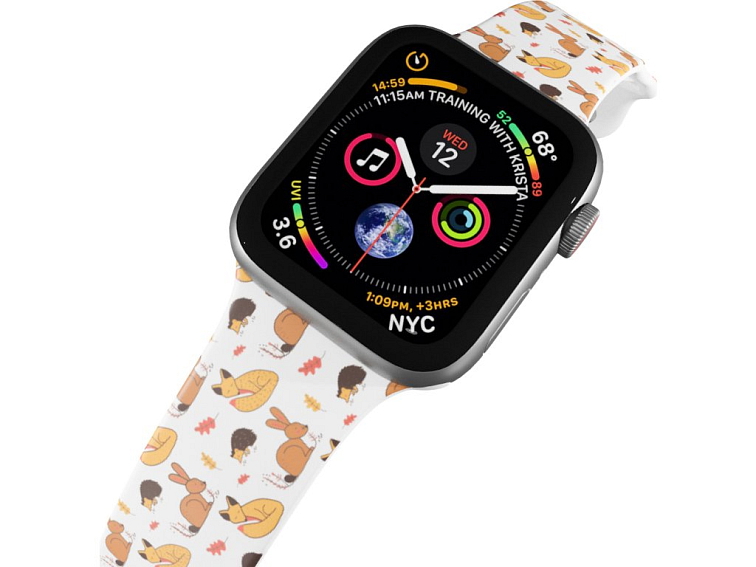 Apple watch řemínek Podzimní lesní zvěř