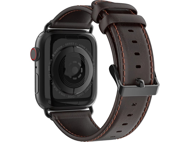 Kožený pásek / řemínek pro Apple Watch 44mm / 45mm / 46mm / 49mm - DuxDucis, Business Coffee
