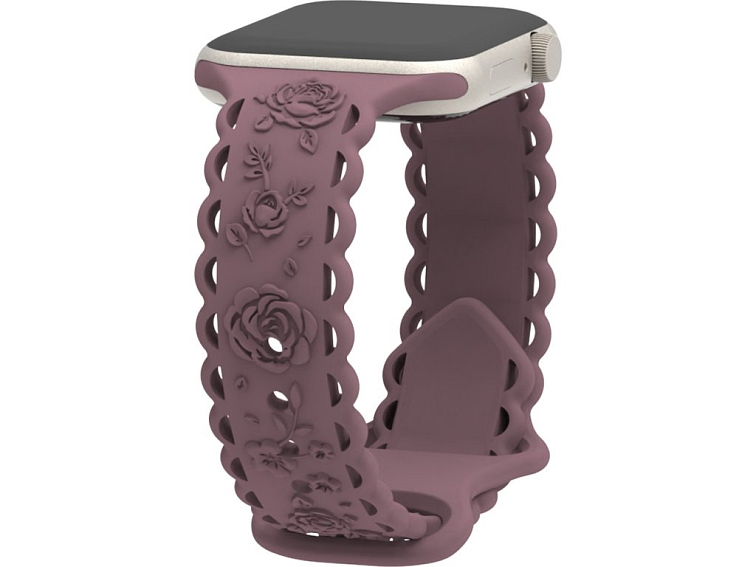 Perforované růže řemínek pro Apple Watch 42/44/45/46/49mm