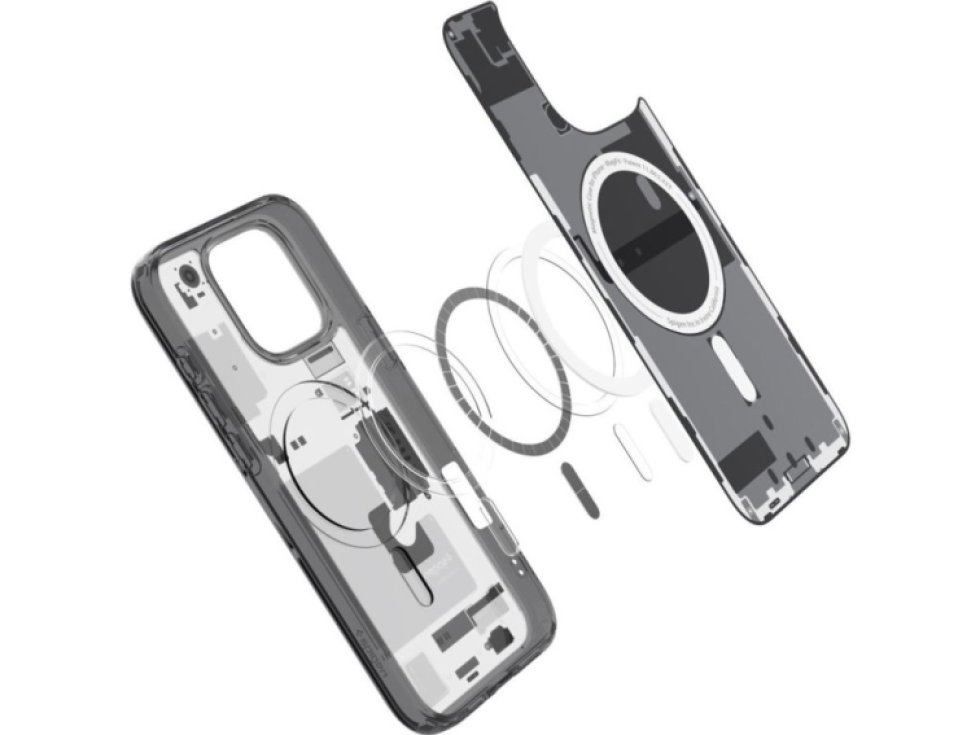 Ochranný kryt na iPhone 16 Pro MAX - Spigen, Ultra Hybrid MagSafe Zero One Black