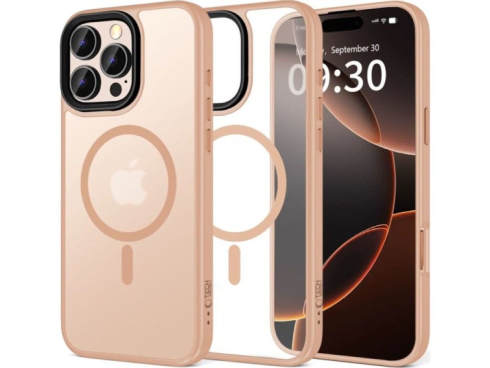 Ochranný kryt na iPhone 16 Pro - Tech-Protect, Magmat MagSafe Matte Desert