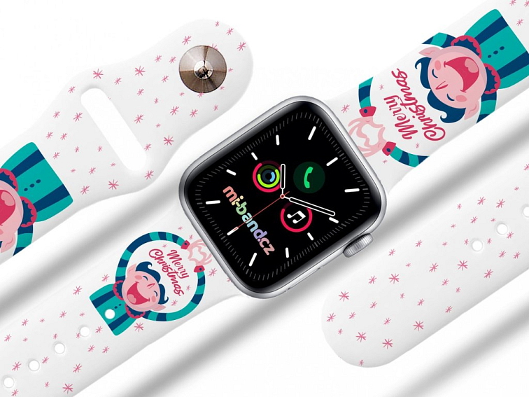 Apple watch řemínek Šťastné a veselé