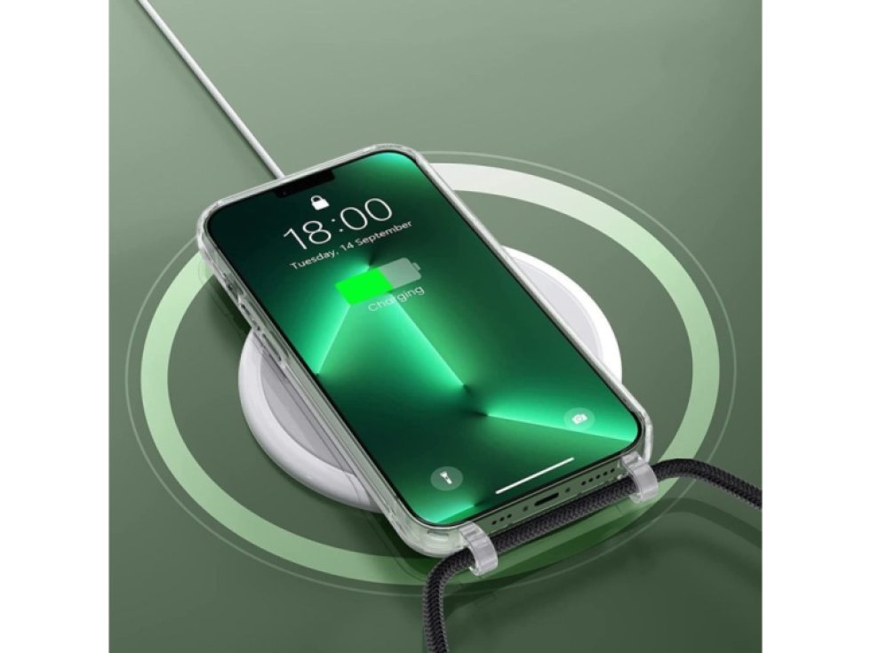 Kryt se šňůrkou na iPhone 15 Pro - Tech-Protect, FlexAir Chain MagSafe