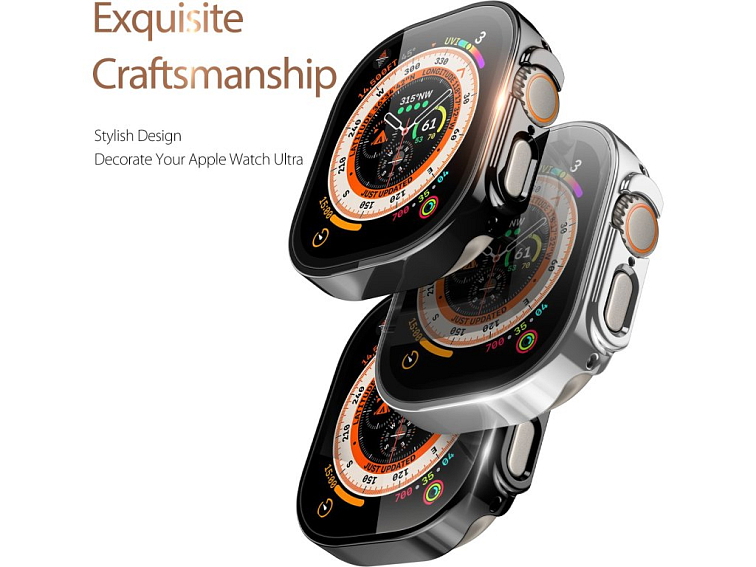 Ochranný kryt pro Apple Watch 49mm - DuxDucis, Hamo Black