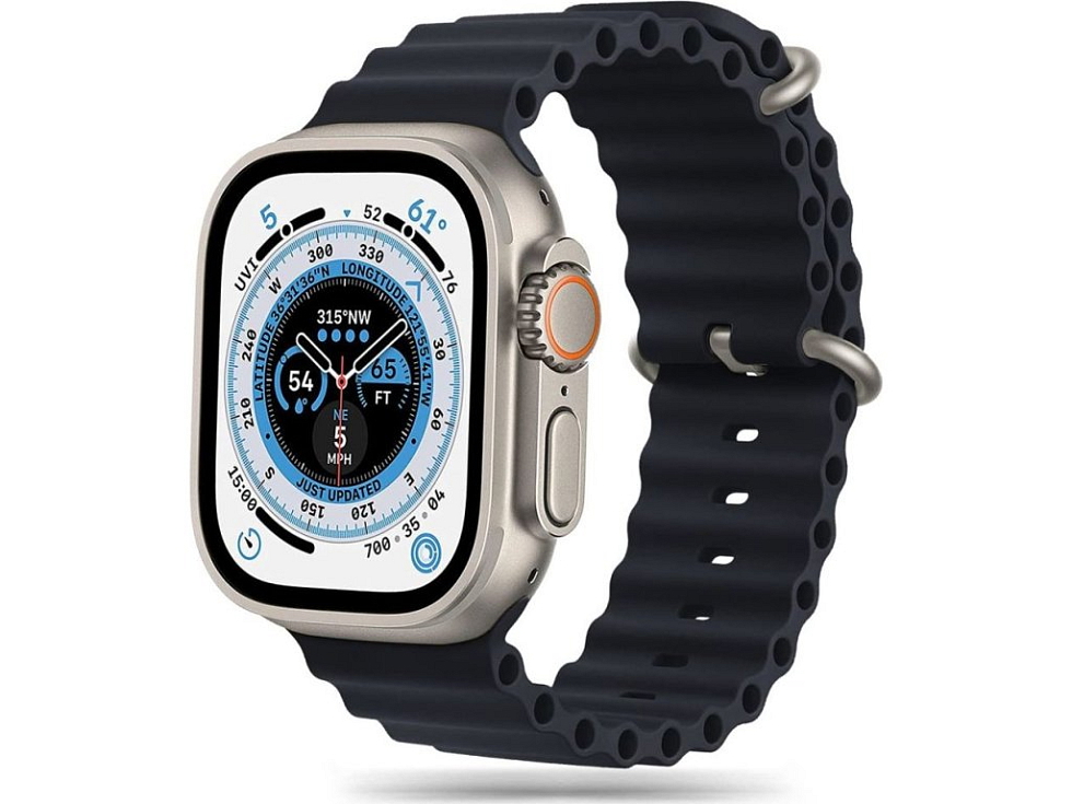 Řemínek pro Apple Watch 44mm / 45mm / 46mm / 49mm - Tech-Protect, Iconband Pro Black