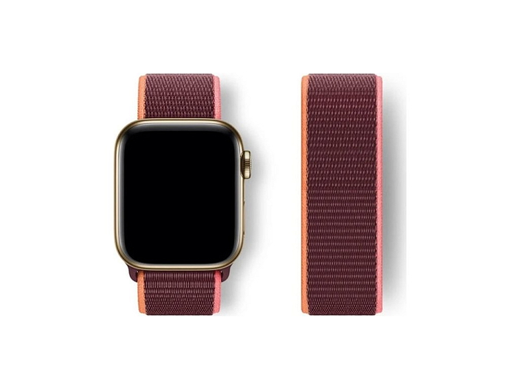 Nylonový řemínek na Apple Watch - Plum