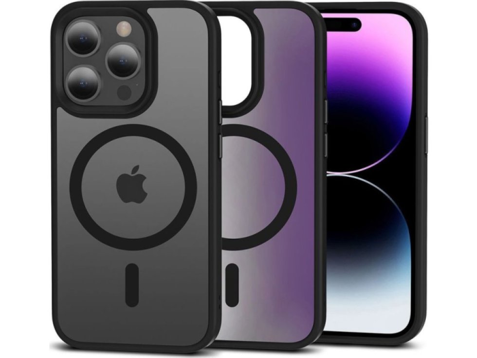 Ochranný kryt na iPhone 15 Pro MAX - Tech-Protect, Magmat MagSafe Matte Black