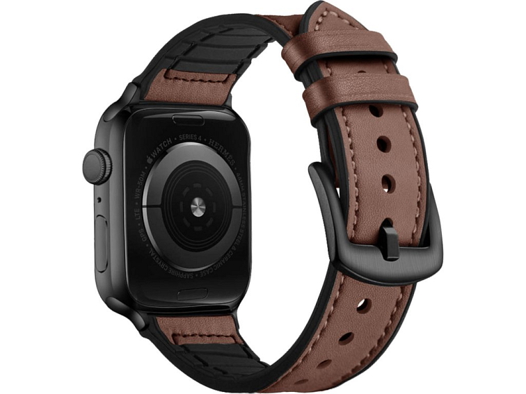 Koženo-silikonový řemínek pro Apple Watch 38/40/41/42(S10)mm