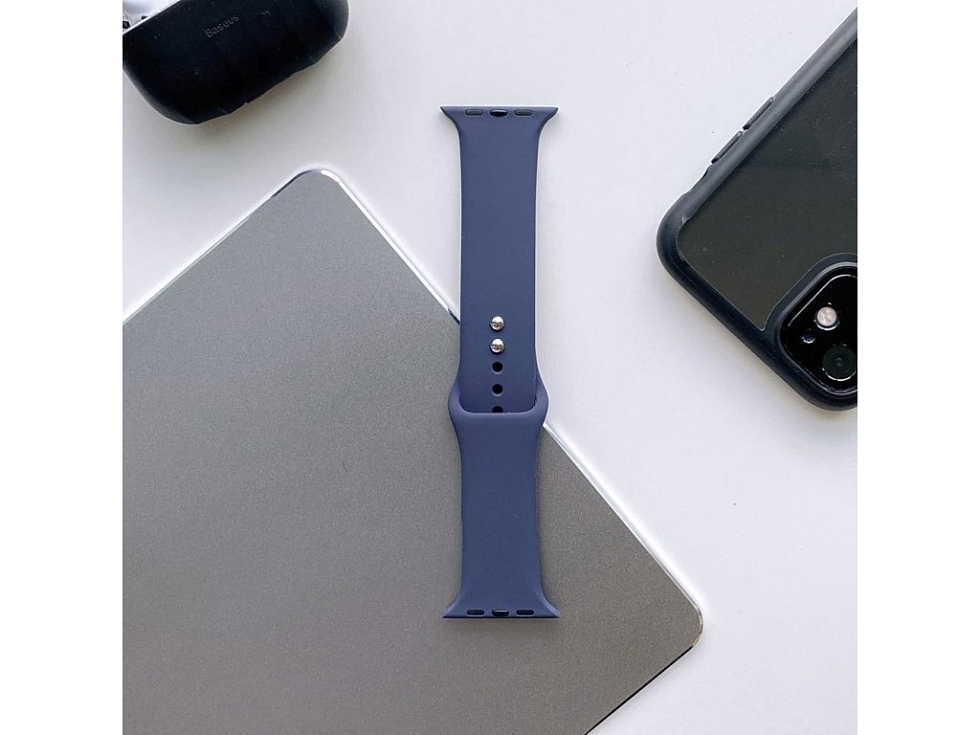 Řemínek pro Apple Watch 44mm / 45mm / 46mm / 49mm - Tech-Protect, Iconband Midnight Blue