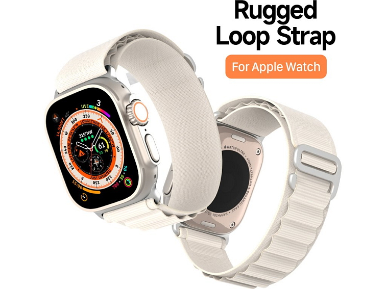 Řemínek pro Apple Watch 44mm / 45mm / 46mm / 49mm - DuxDucis, GS Starlight