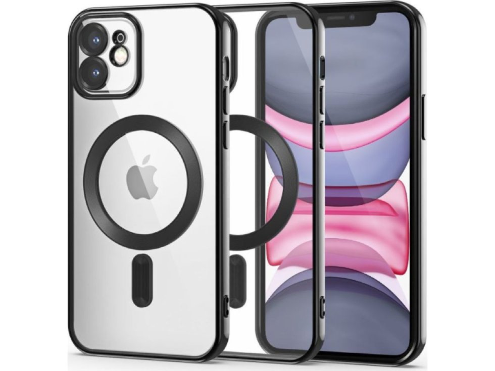 Ochranný kryt na iPhone 11 - Tech-Protect, Magshine MagSafe Black