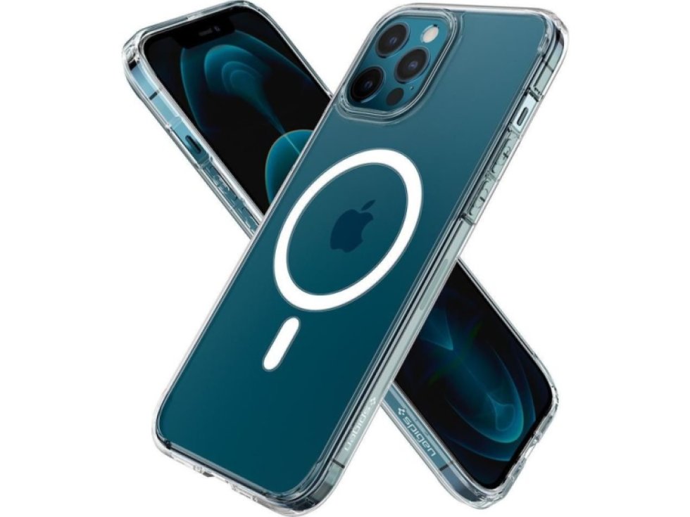 Ochranný kryt pro iPhone 12 Pro MAX - Spigen, Ultra Hybrid Mag White ACS02622