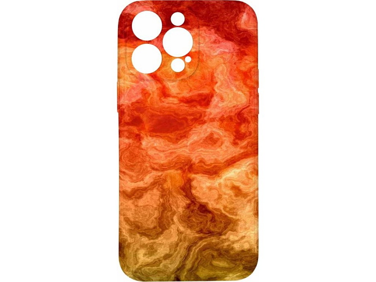 Kryt Ohnivý mramor pro iPhone 14 Pro Max