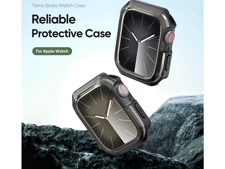 Ochranný kryt na Apple Watch 45mm - DuxDucis, Tamo Translucent