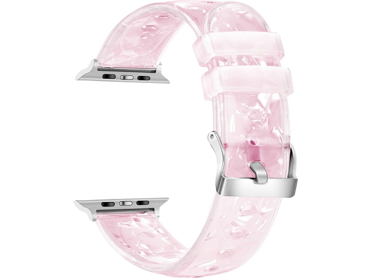 Průhledný diamantový řemínek pro Apple Watch 42/44/45/46/49mm