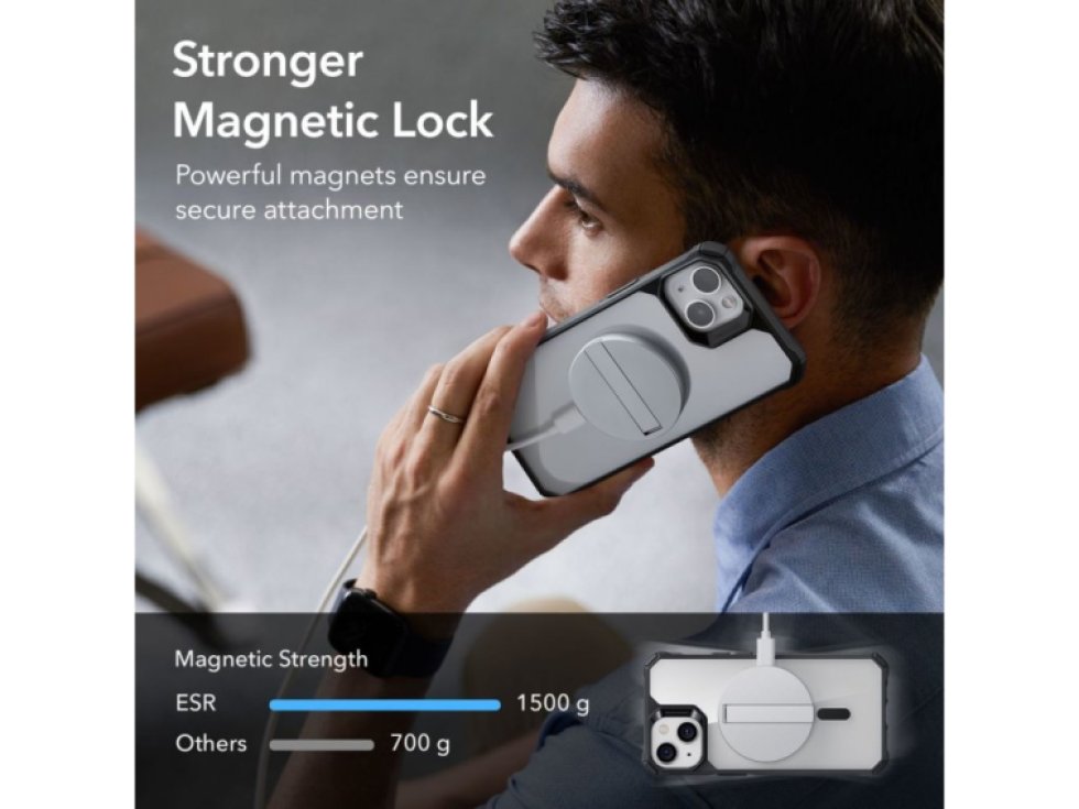 Ochranný kryt pro iPhone 14 Pro - ESR, Air Armor HaloLock Clear Black