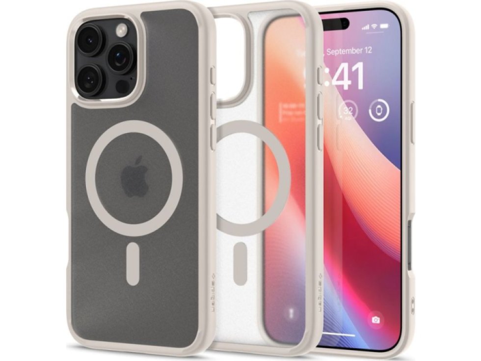 Ochranný kryt na iPhone 16 Pro MAX - Spigen, Ultra Hybrid MagSafe Frost Natural Titanium