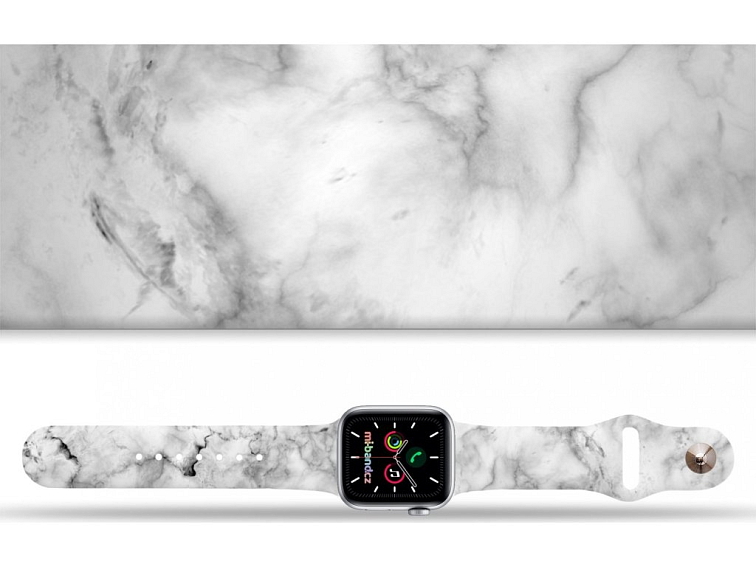 Apple watch řemínek Bílý mramor