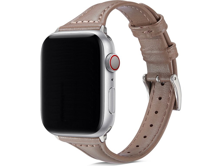 Dámský kožený řemínek pro Apple Watch - Hnědý