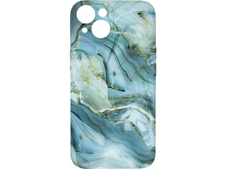 Kryt Modro šedý mramor pro iPhone 15