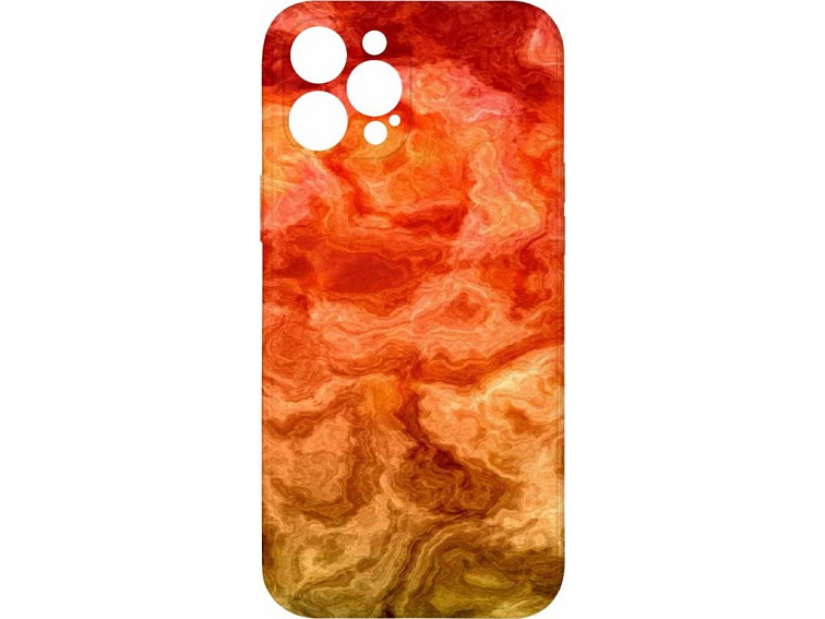 Kryt Ohnivý mramor pro iPhone 12 Pro Max