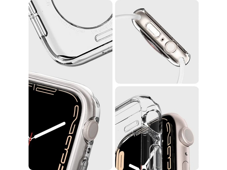 Liquid pro Apple Watch 44mm / 45mm ACS04196 transparentní
