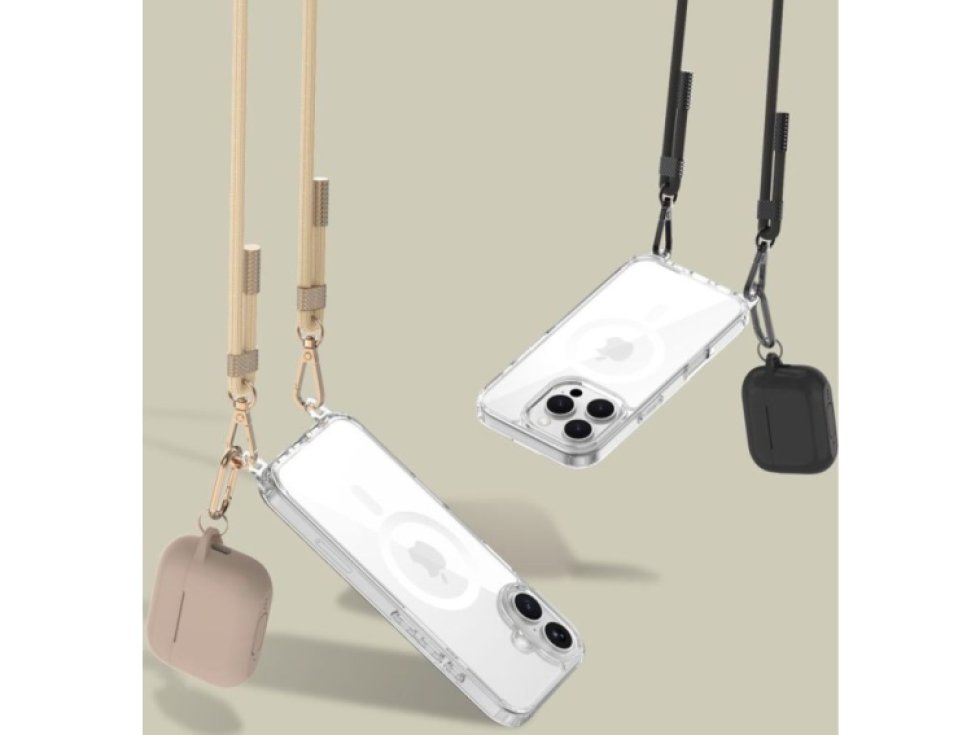 Kryt se šňůrkou na iPhone 16 Pro - Tech-Protect, FlexAir Chain MagSafe