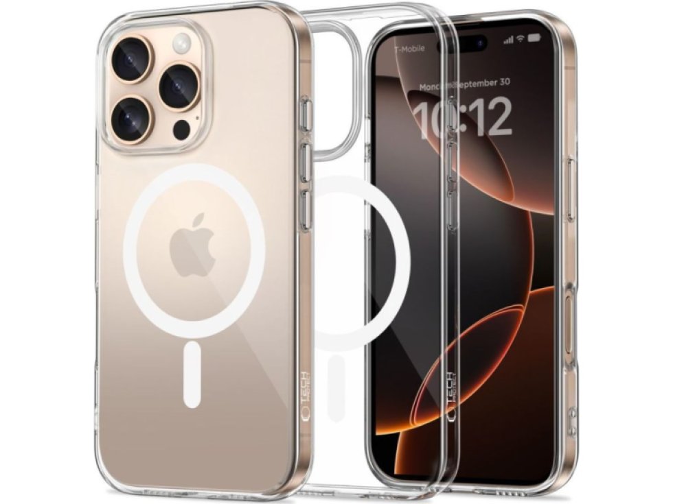 Ochranný kryt na iPhone 16 Pro MAX - Tech-Protect, FlexAir MagSafe Clear