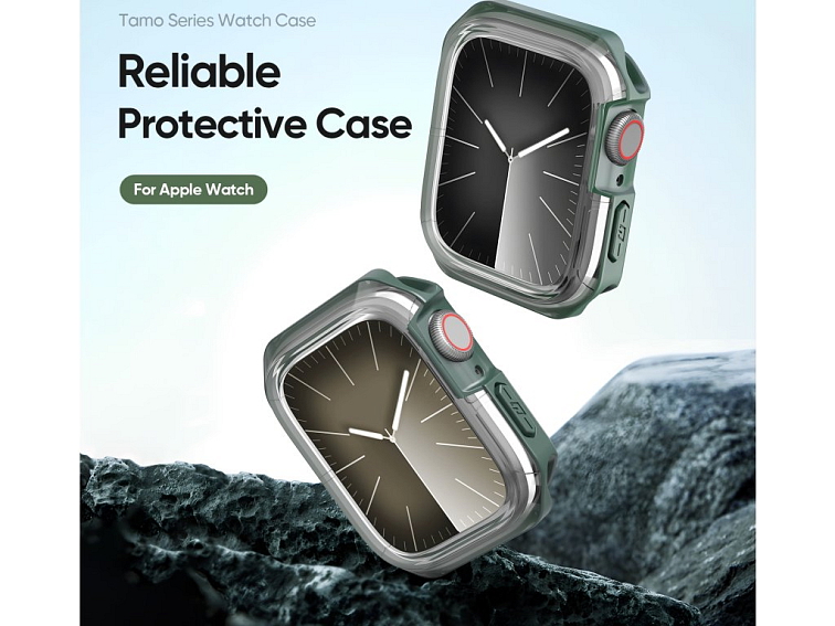 Ochranný kryt na Apple Watch 45mm - DuxDucis, Tamo Green