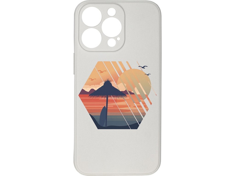 Kryt Západ slunce bílý pro iPhone 13 Pro