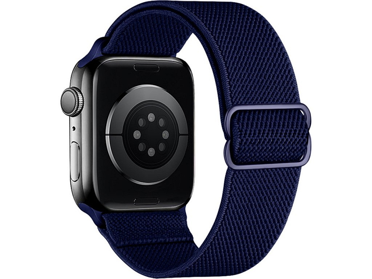 Nastavitelný nylonový řemínek na Apple Watch - Tmavě modrý