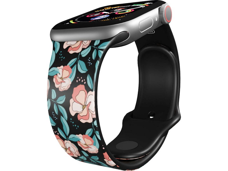 Apple watch řemínek Červené květiny