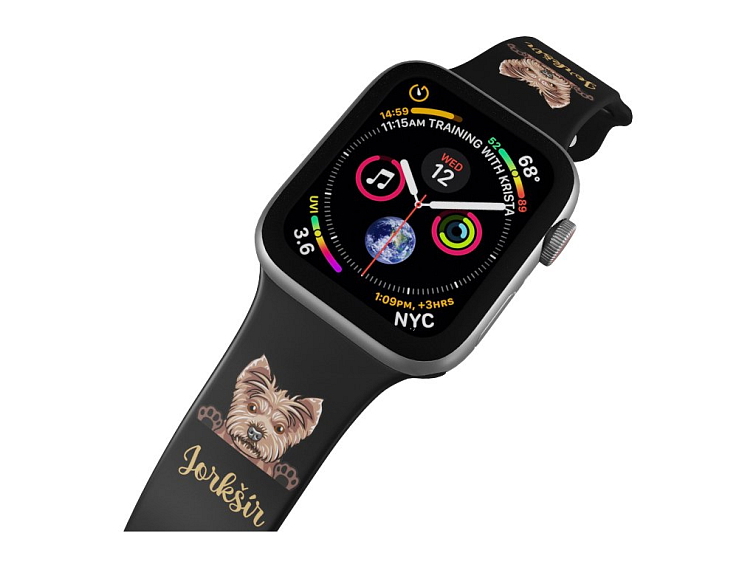 Apple watch řemínek Jorkšírský teriér